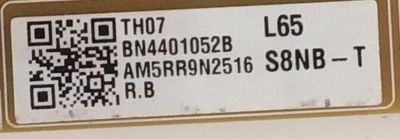FUENTE PARA TV SAMSUNG / NUMERO DE PARTE BN4401052B / L65S8NB_THS / BN44-01052B / PANEL CY-TT065FMEV2H / MODELO QN65Q8DAAFXZA BA05 - Imagen 3